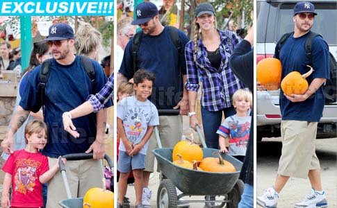 Britney Spears Boys Sean Preston and Jayden Hit Pumpkin Patch With K